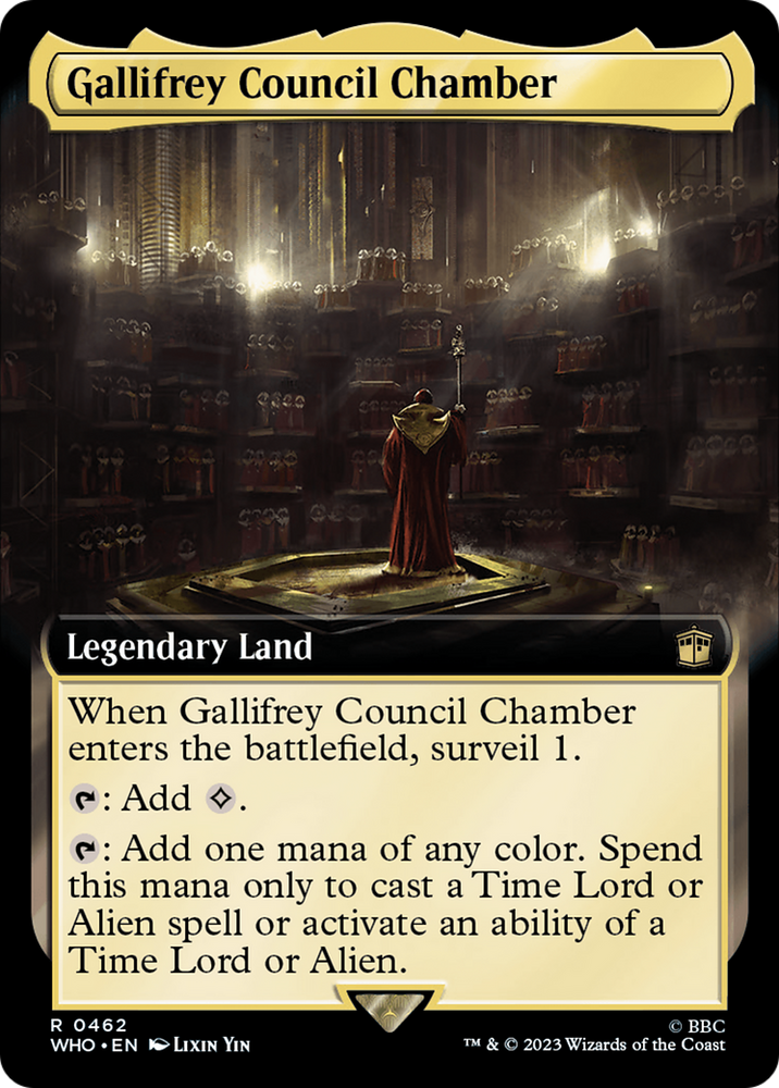 Gallifrey Council Chamber (Extended Art) [Doctor Who]