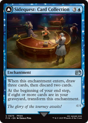 Sidequest: Card Collection // Magicked Card (FIN-073) - FINAL FANTASY: (enchantment)