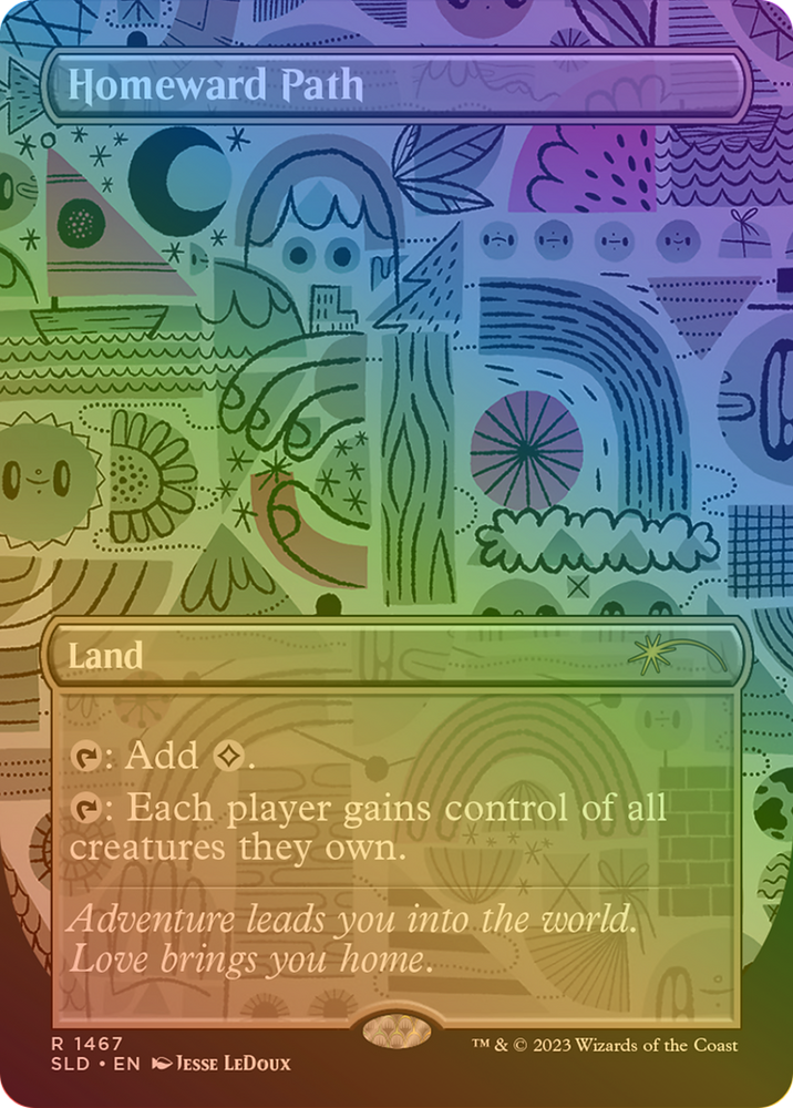 Homeward Path (Rainbow Foil) [Secret Lair Drop Series]