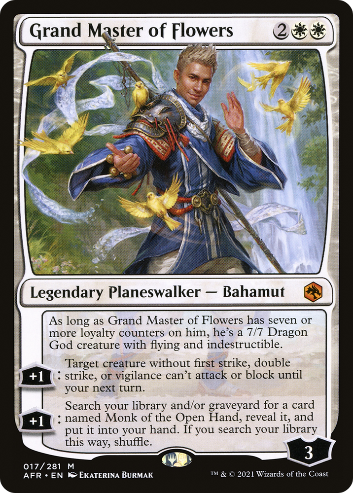 Grand Master of Flowers [Dungeons & Dragons: Adventures in the Forgotten Realms]