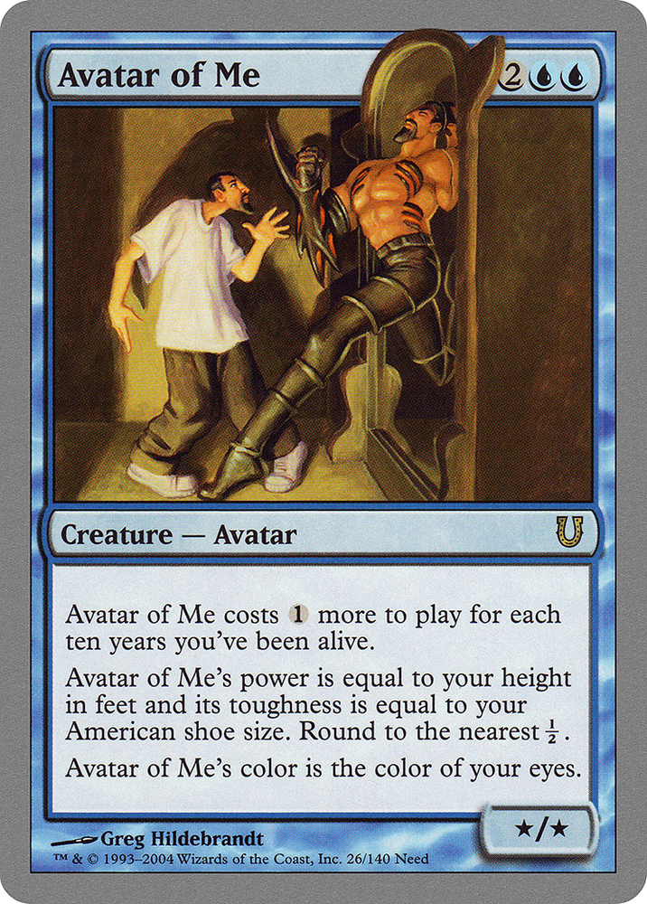 Avatar of Me [Unhinged]