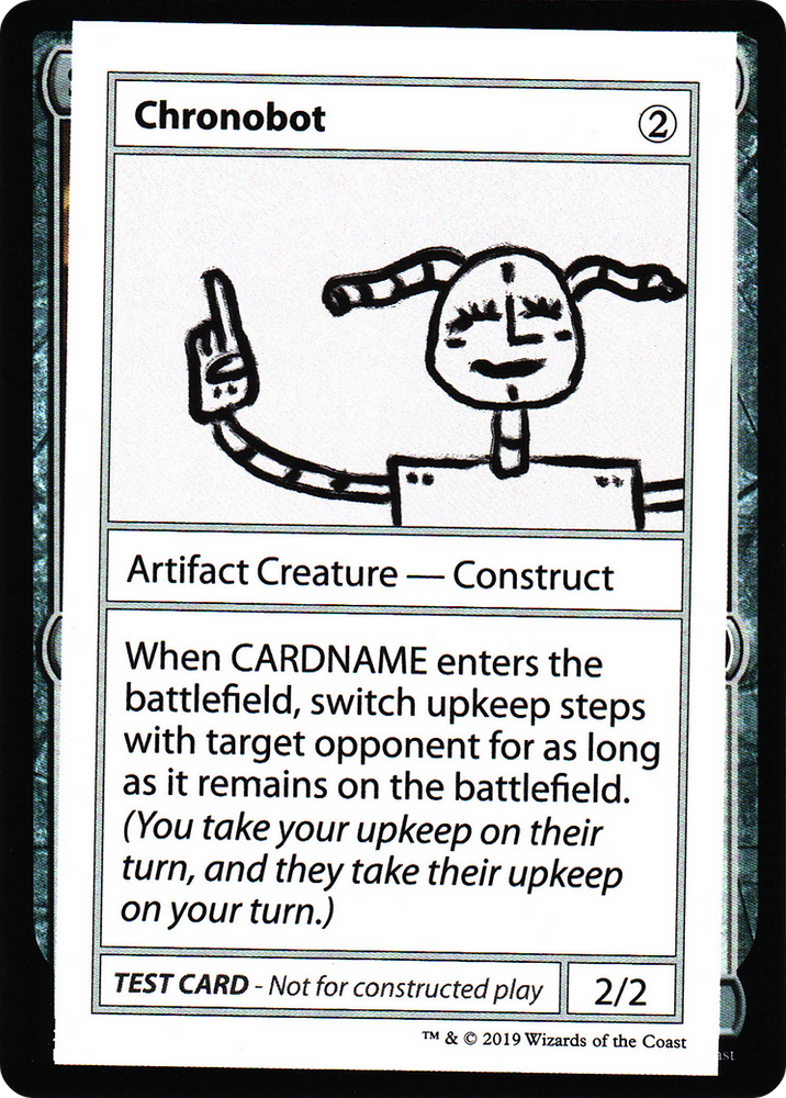 Chronobot (2021 Edition) [Mystery Booster Playtest Cards]