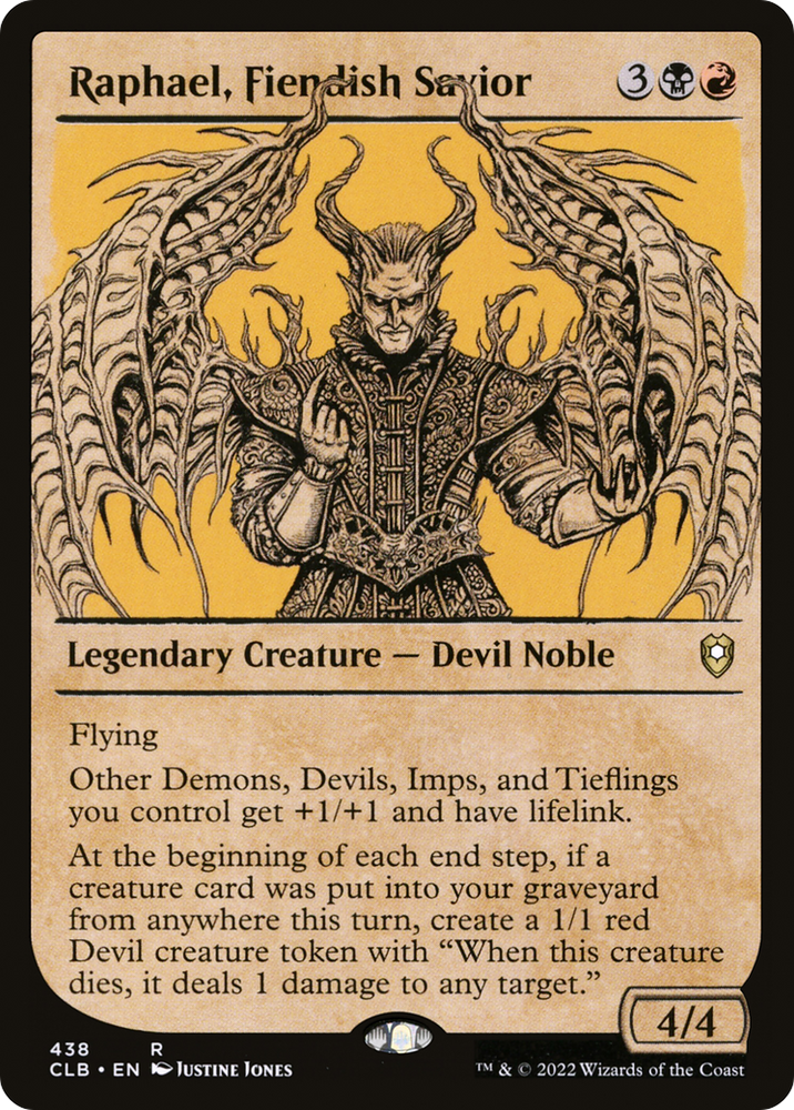 Raphael, Fiendish Savior (Showcase) [Commander Legends: Battle for Baldur's Gate]