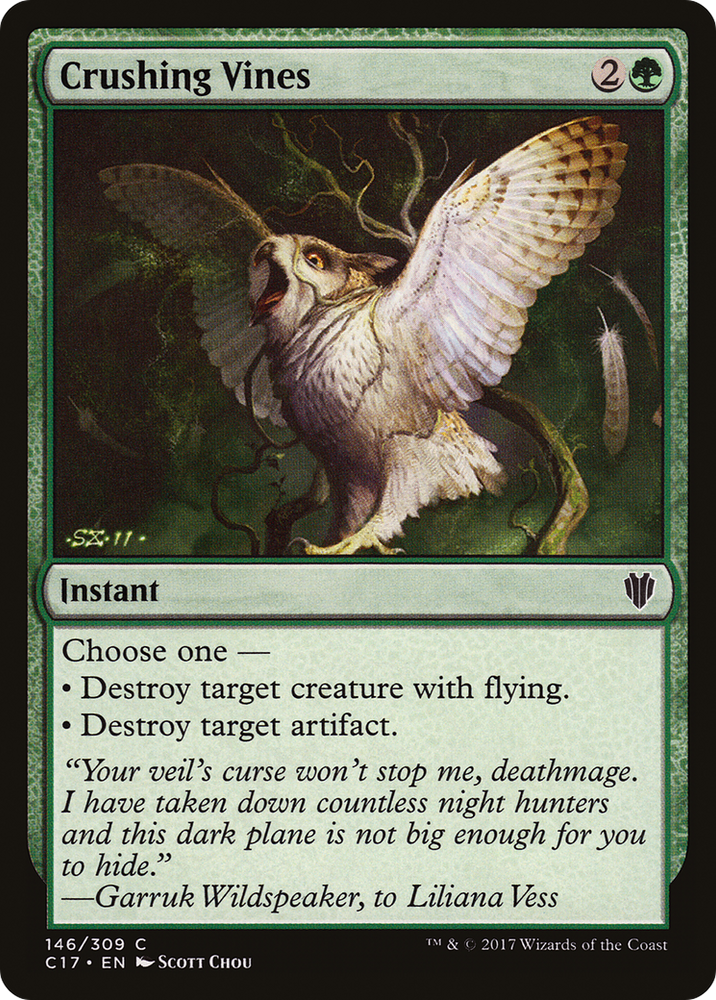 Crushing Vines [Commander 2017]
