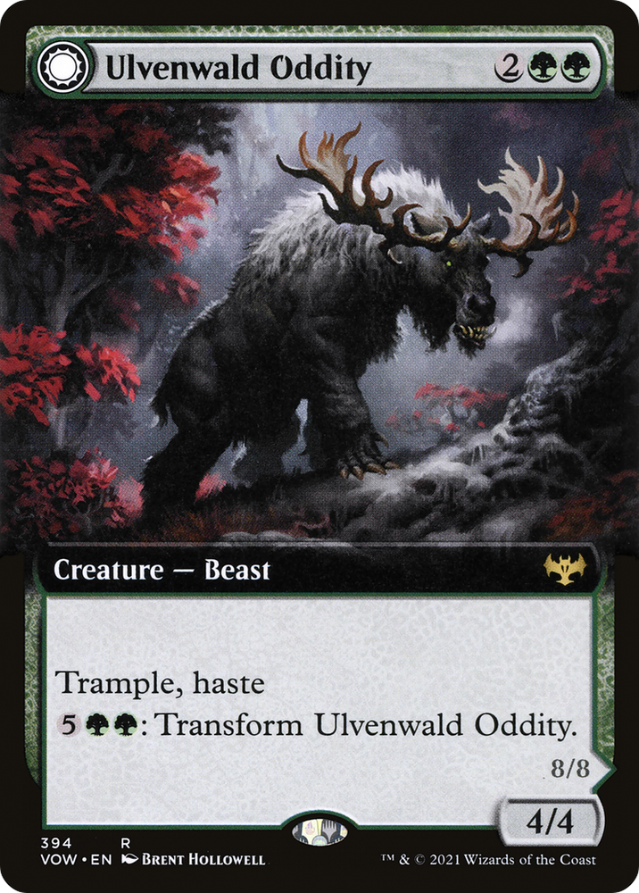 Ulvenwald Oddity // Ulvenwald Behemoth (Extended Art) [Innistrad: Crimson Vow]