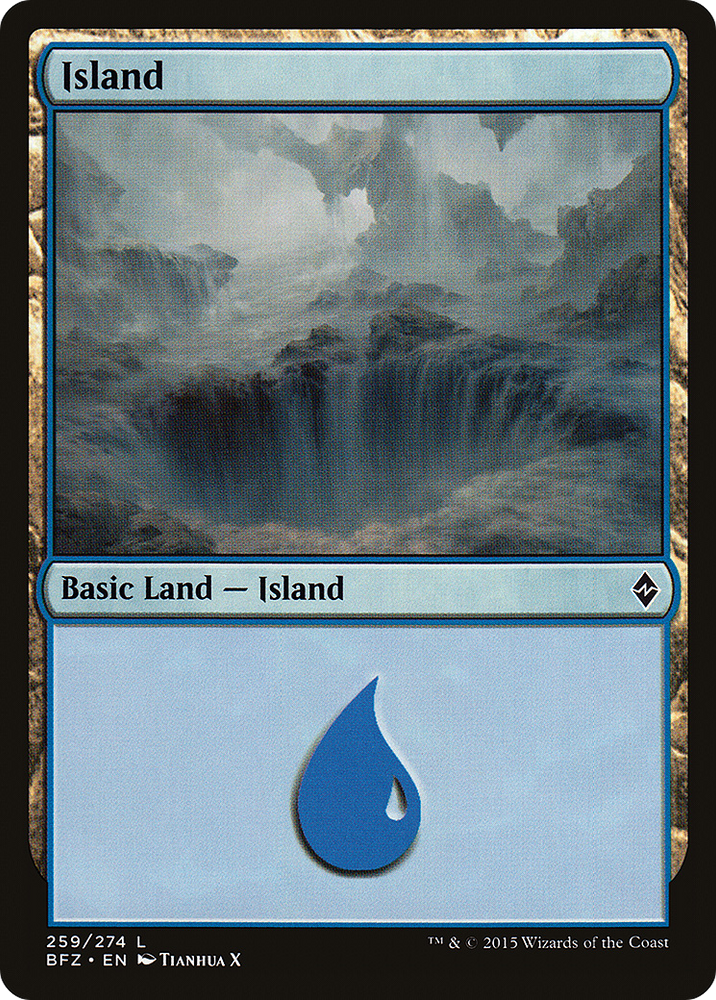 Island (259a) [Battle for Zendikar]