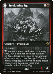 Smoldering Egg // Ashmouth Dragon [Innistrad: Double Feature]