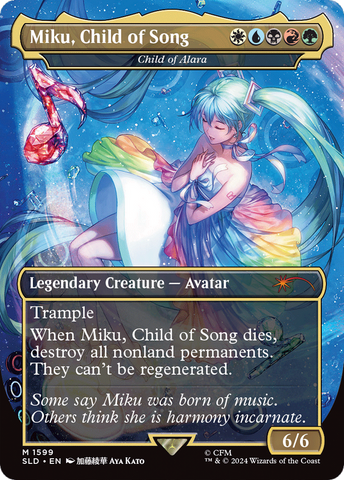 Miku, Child of Song - Child of Alara (Japanese) [Secret Lair Drop Series]