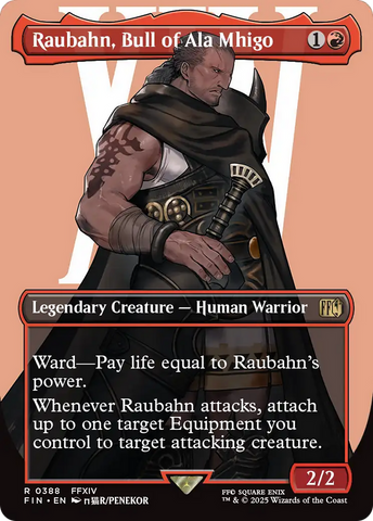 Raubahn, Bull of Ala Mhigo (FIN-388) - FINAL FANTASY (Borderless)