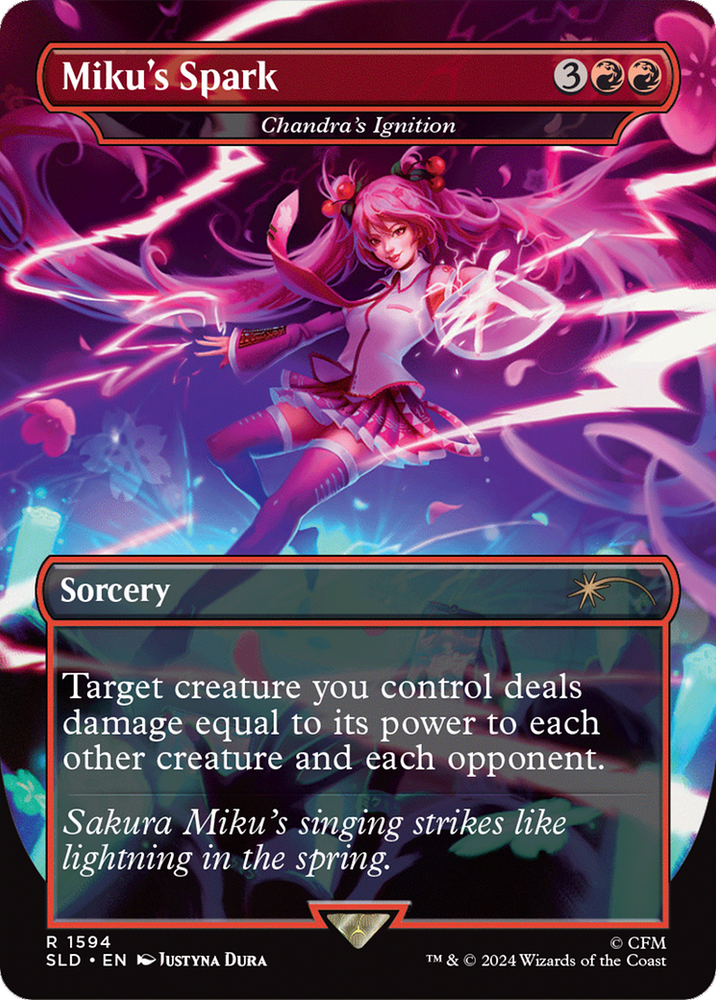 Miku's Spark - Chandra's Ignition (Japanese) [Secret Lair Drop Series]