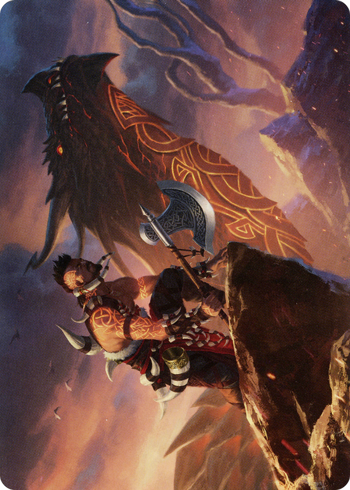 Dragonkin Berserker // Dragonkin Berserker (ASKHM-032) - Art Series: Kaldheim (Borderless)