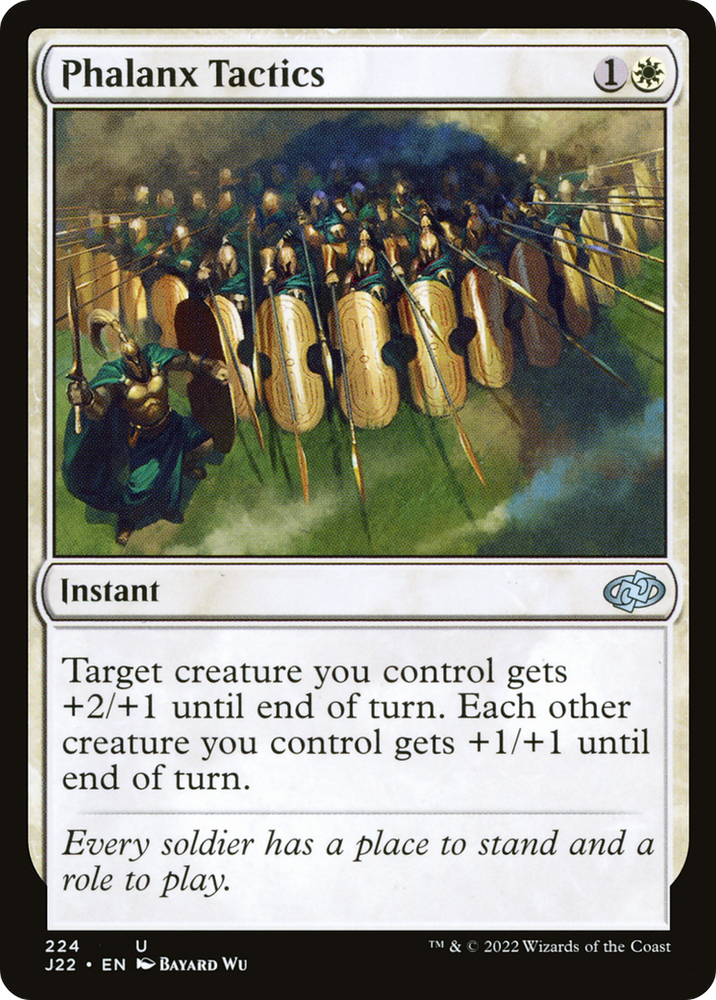 Phalanx Tactics [Jumpstart 2022]