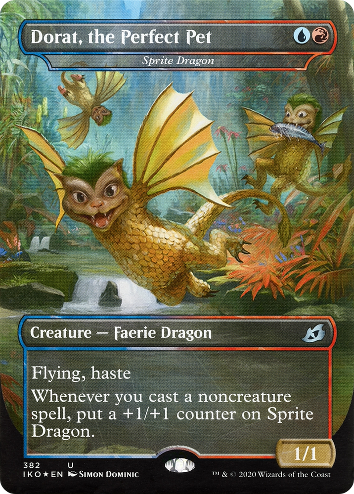 Sprite Dragon - Dorat, the Perfect Pet (Godzilla Series) [Ikoria: Lair of Behemoths]