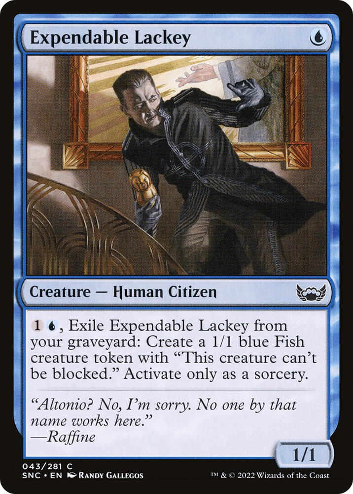 Expendable Lackey [Streets of New Capenna]