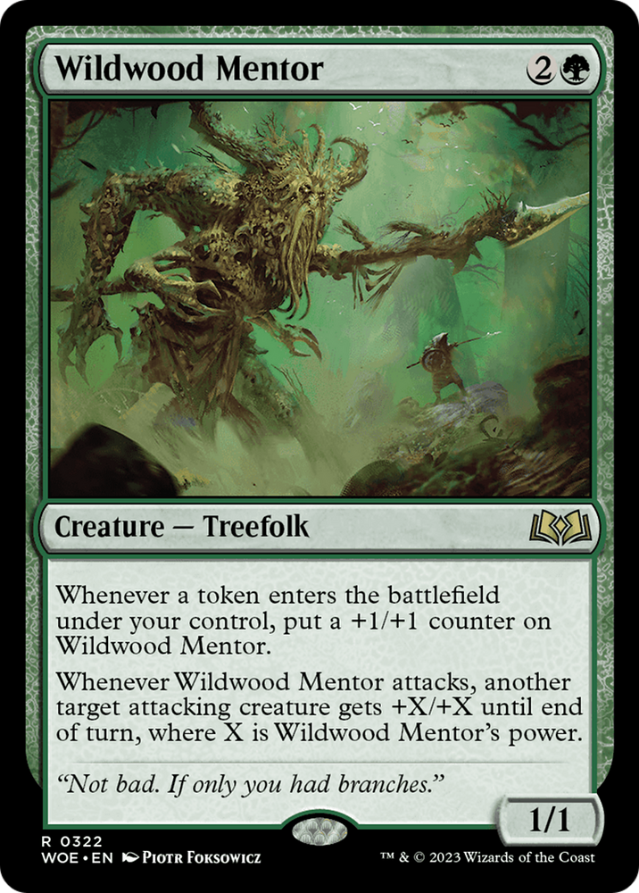 Wildwood Mentor [Wilds of Eldraine]