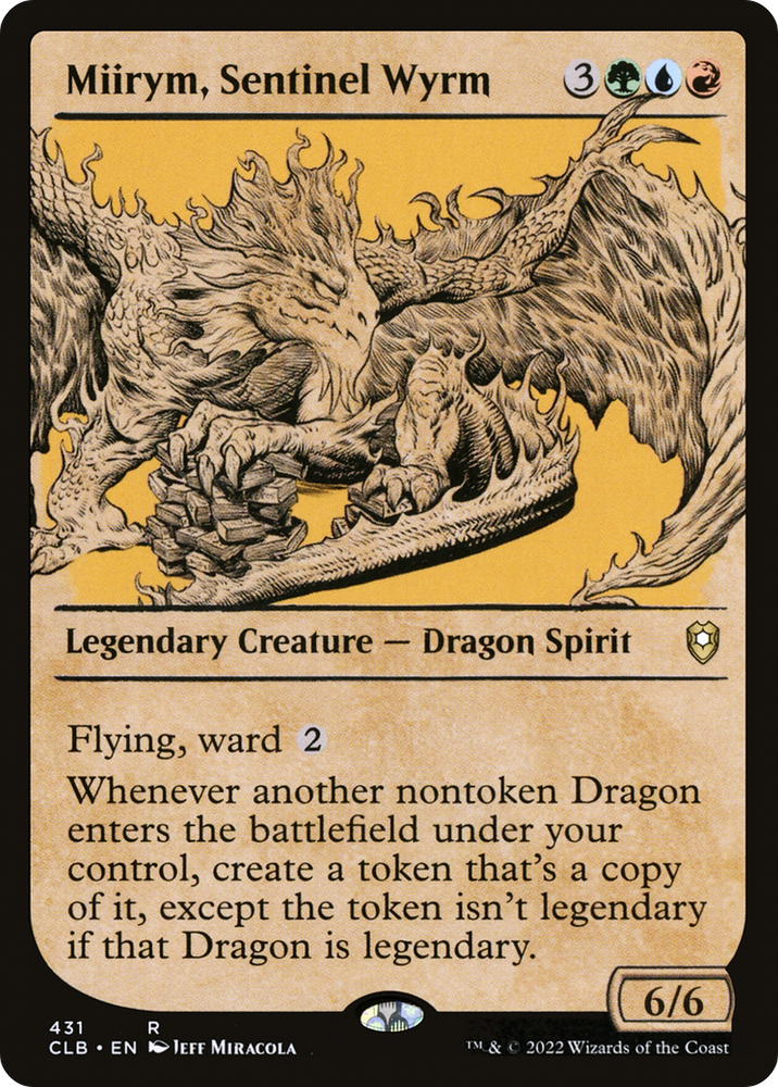 Miirym, Sentinel Wyrm (Showcase) [Commander Legends: Battle for Baldur's Gate]