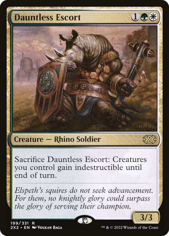Dauntless Escort [Double Masters 2022]
