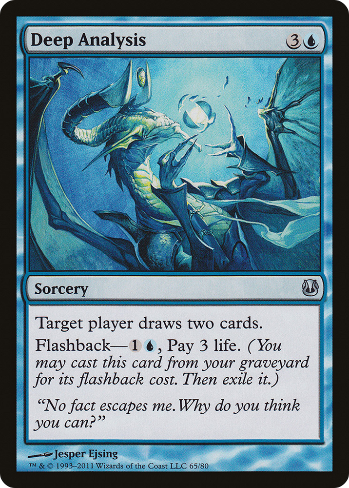 Deep Analysis [Duel Decks: Ajani vs. Nicol Bolas]
