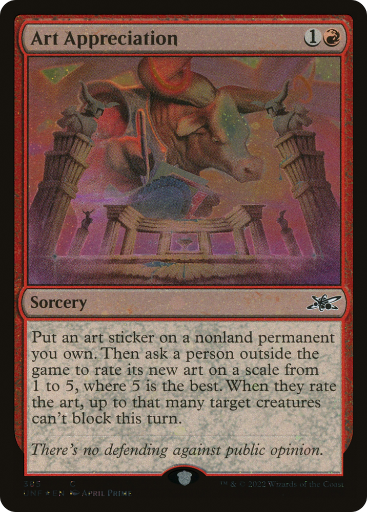 Art Appreciation (Galaxy Foil) [Unfinity]