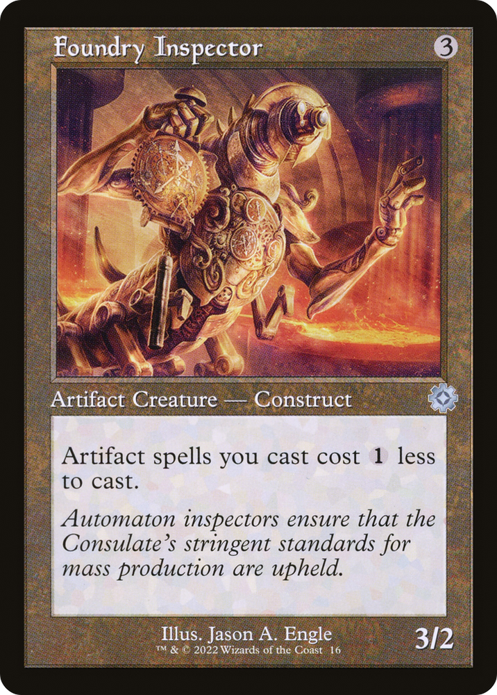 Foundry Inspector (Retro) [The Brothers' War Retro Artifacts]