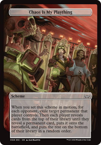 Chaos is My Plaything (Full Art) [Duskmourn: Archenemy]