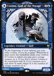 Cosima, God of the Voyage // The Omenkeel (Showcase) [Kaldheim]