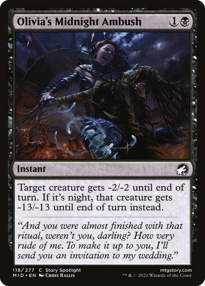 Olivia's Midnight Ambush [Innistrad: Midnight Hunt]