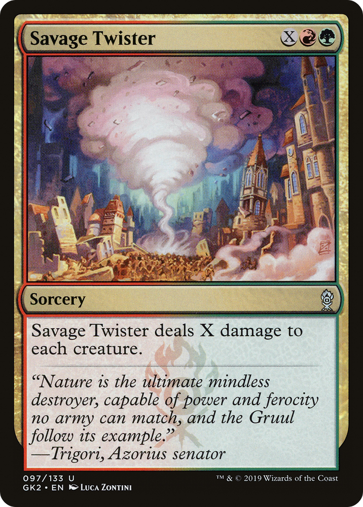 Savage Twister [Ravnica Allegiance Guild Kit]
