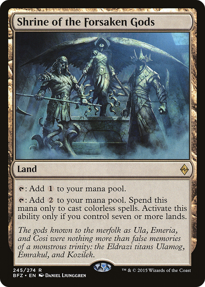 Shrine of the Forsaken Gods [Battle for Zendikar]