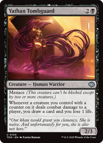 Yathan Tombguard (TDM-100) - Tarkir: Dragonstorm Foil