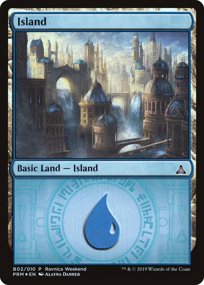 Island (B02) [Ravnica Allegiance Guild Kit]