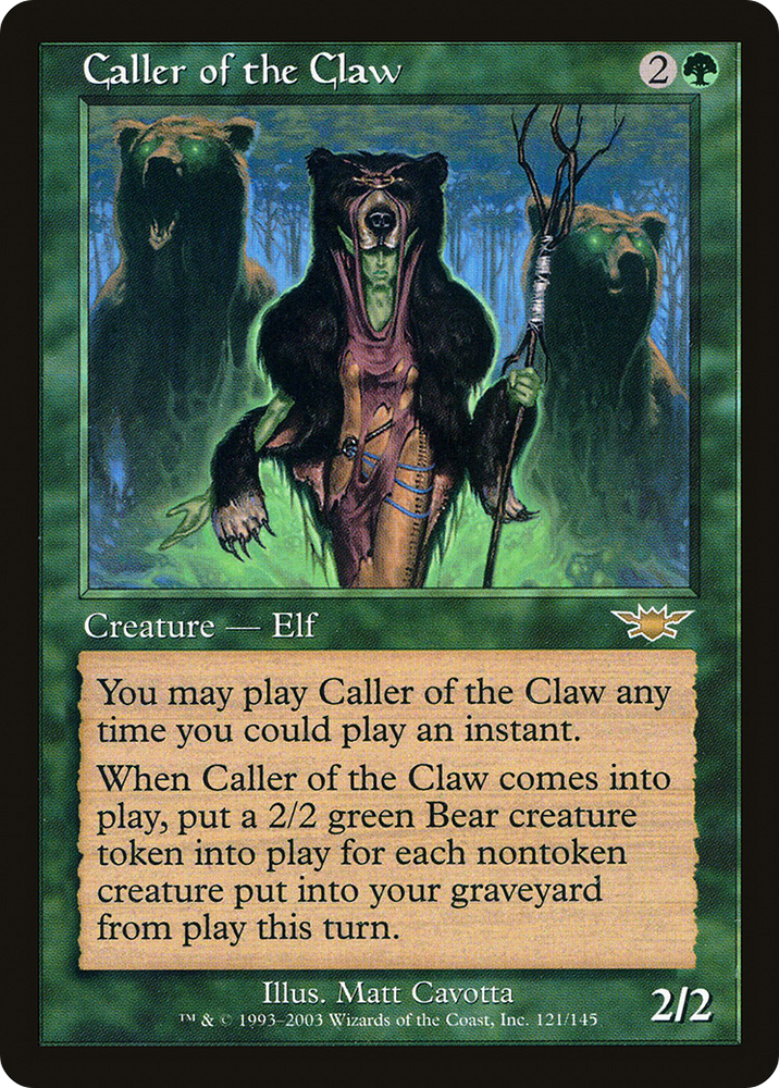 Caller of the Claw [Legions]