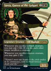 Savra, Queen of the Golgari (Borderless) [Secret Lair Drop Series]