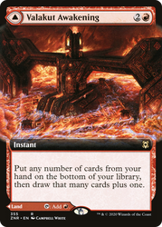 Valakut Awakening // Valakut Stoneforge (Extended Art) [Zendikar Rising]