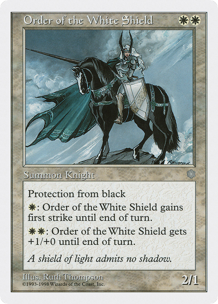 Order of the White Shield [Anthologies]