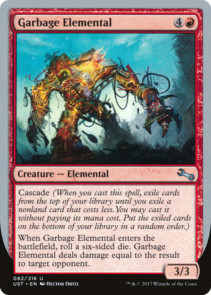 Garbage Elemental (3/3 Creature) [Unstable]