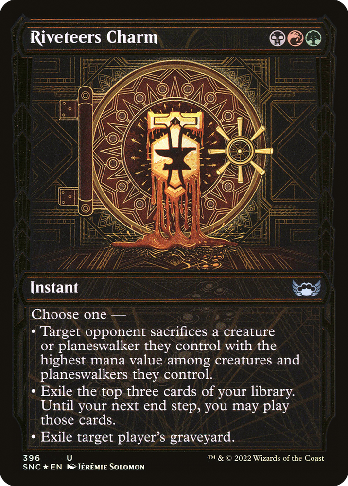 Riveteers Charm (Showcase Golden Age Gilded Foil) [Streets of New Capenna]