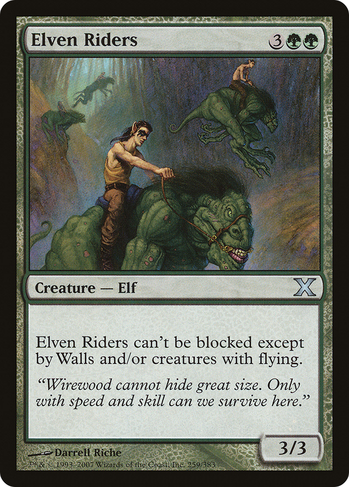 Elven Riders [Tenth Edition]
