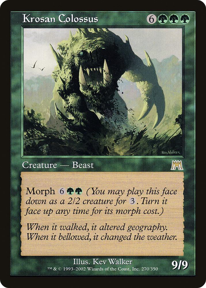 Krosan Colossus [Onslaught]