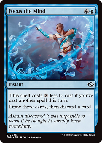Focus the Mind (TDM-045) - Tarkir: Dragonstorm Foil