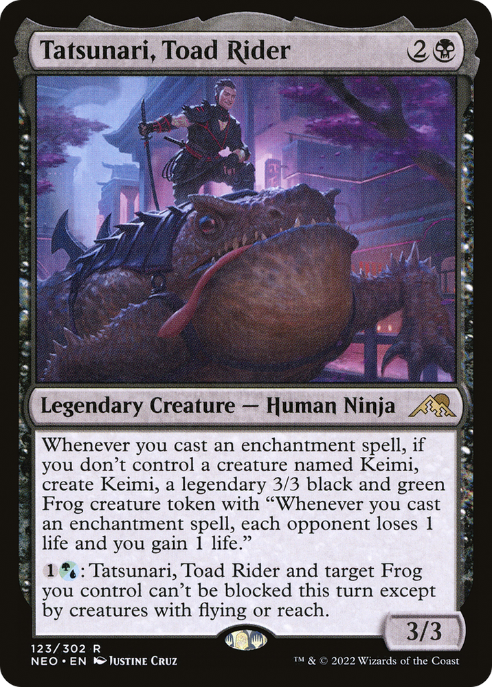 Tatsunari, Toad Rider [Kamigawa: Neon Dynasty]