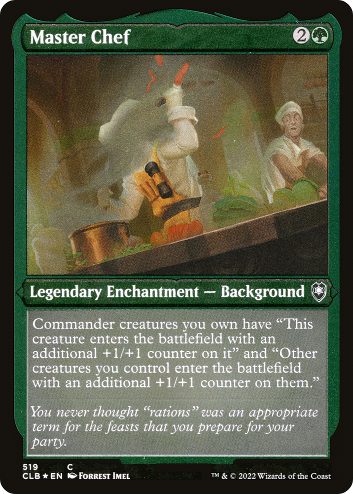 Master Chef (Foil Etched) [Commander Legends: Battle for Baldur's Gate]