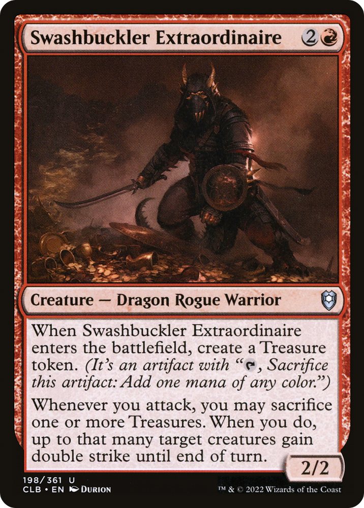 Swashbuckler Extraordinaire [Commander Legends: Battle for Baldur's Gate]