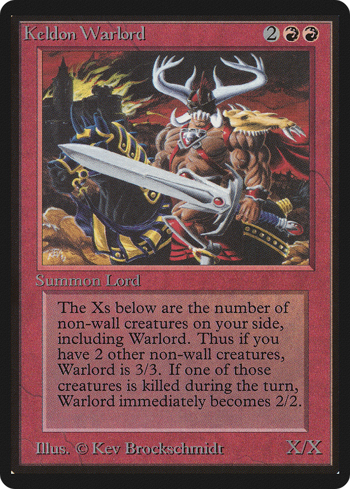 Keldon Warlord [Beta Edition]