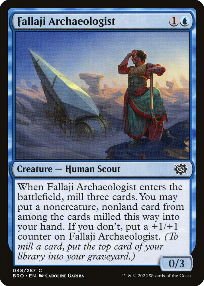 Fallaji Archaeologist [The Brothers' War]