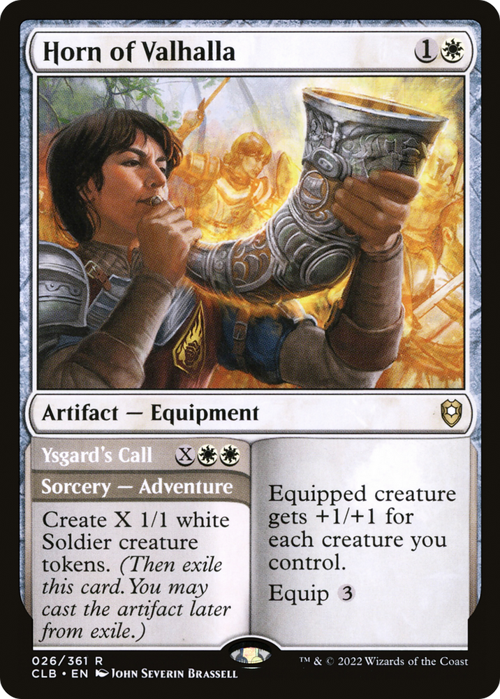 Horn of Valhalla // Ysgard's Call [Commander Legends: Battle for Baldur's Gate]