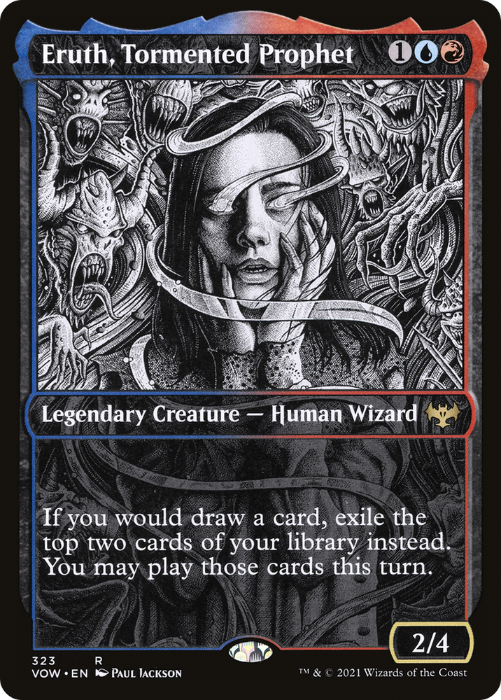 Eruth, Tormented Prophet (Showcase Eternal Night) [Innistrad: Crimson Vow]
