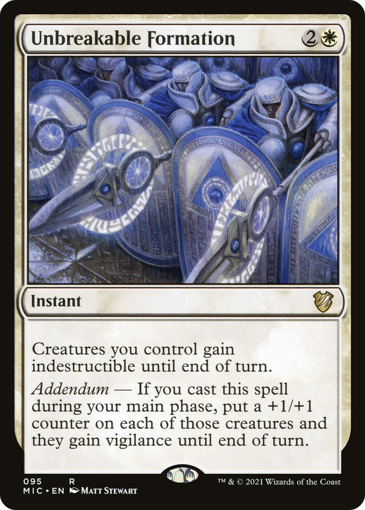 Unbreakable Formation [Innistrad: Midnight Hunt Commander]