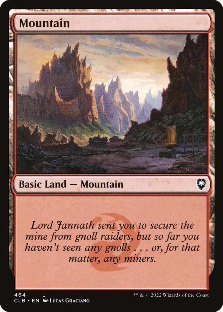 Mountain (464) [Commander Legends: Battle for Baldur's Gate]