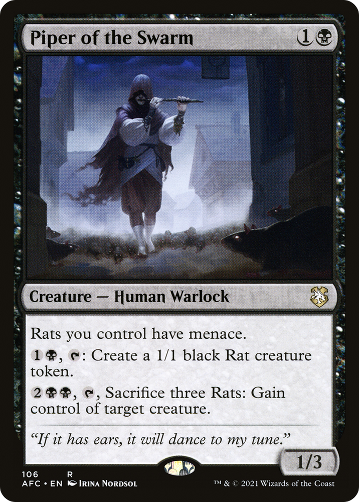 Piper of the Swarm [Dungeons & Dragons: Adventures in the Forgotten Realms Commander]